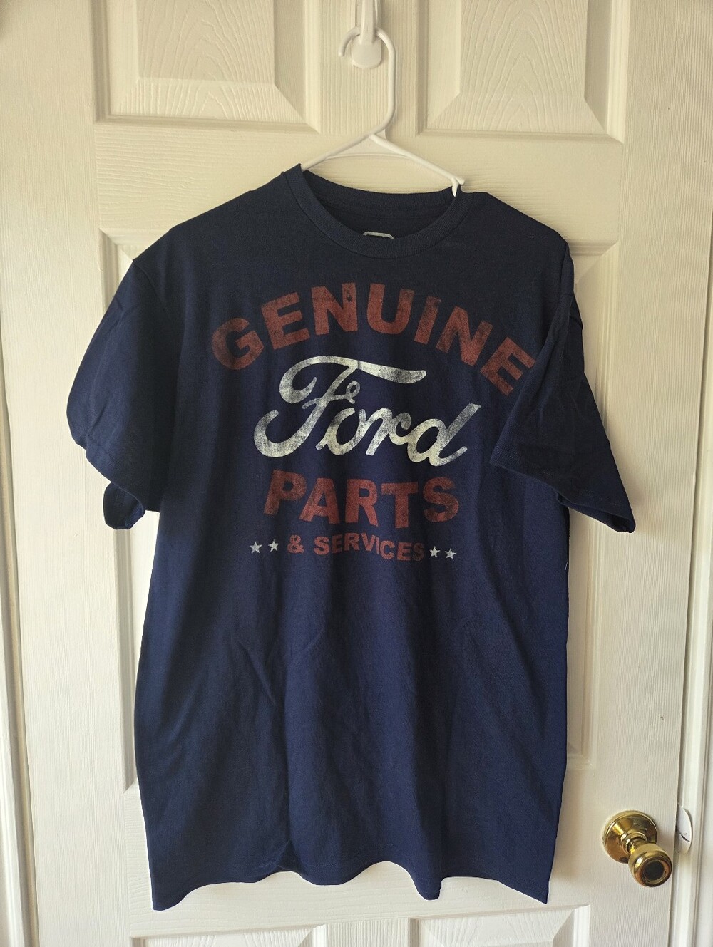 Ford Graphic Tshirt Men's L Navy Red Official Licensed Product Retro Classic USA